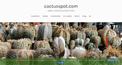 Desktop Screenshot of cactusspot.com